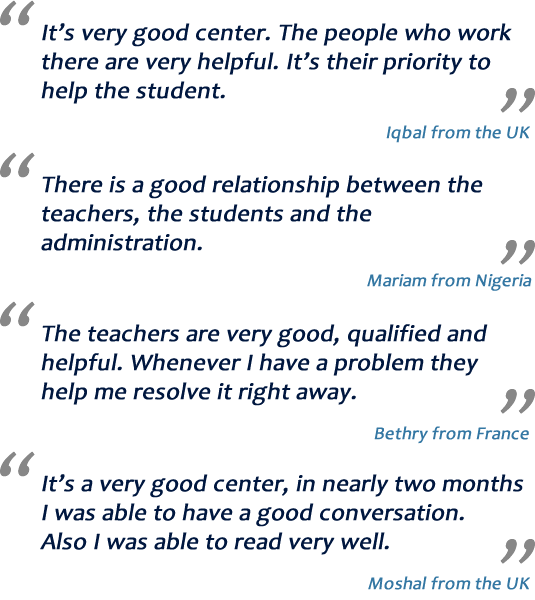 Student Testimonials